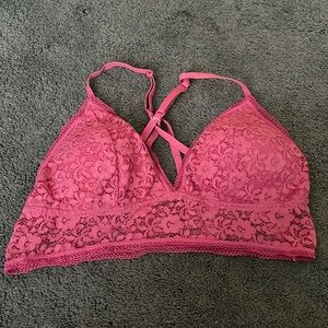 Pink lace Bralette